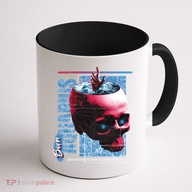 Born Aquarius Horoscope Coffee Mug back