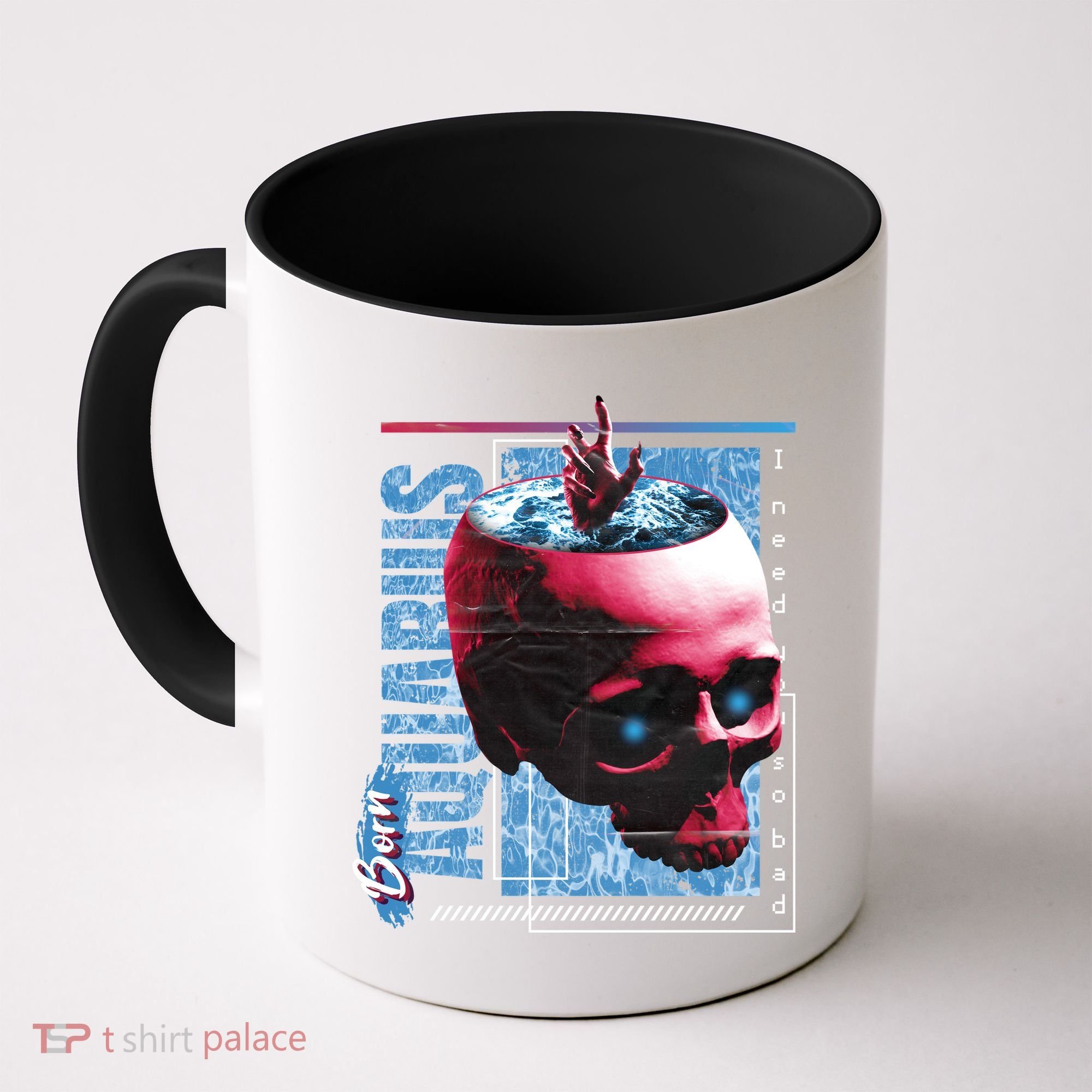 Born Aquarius Horoscope Coffee Mug