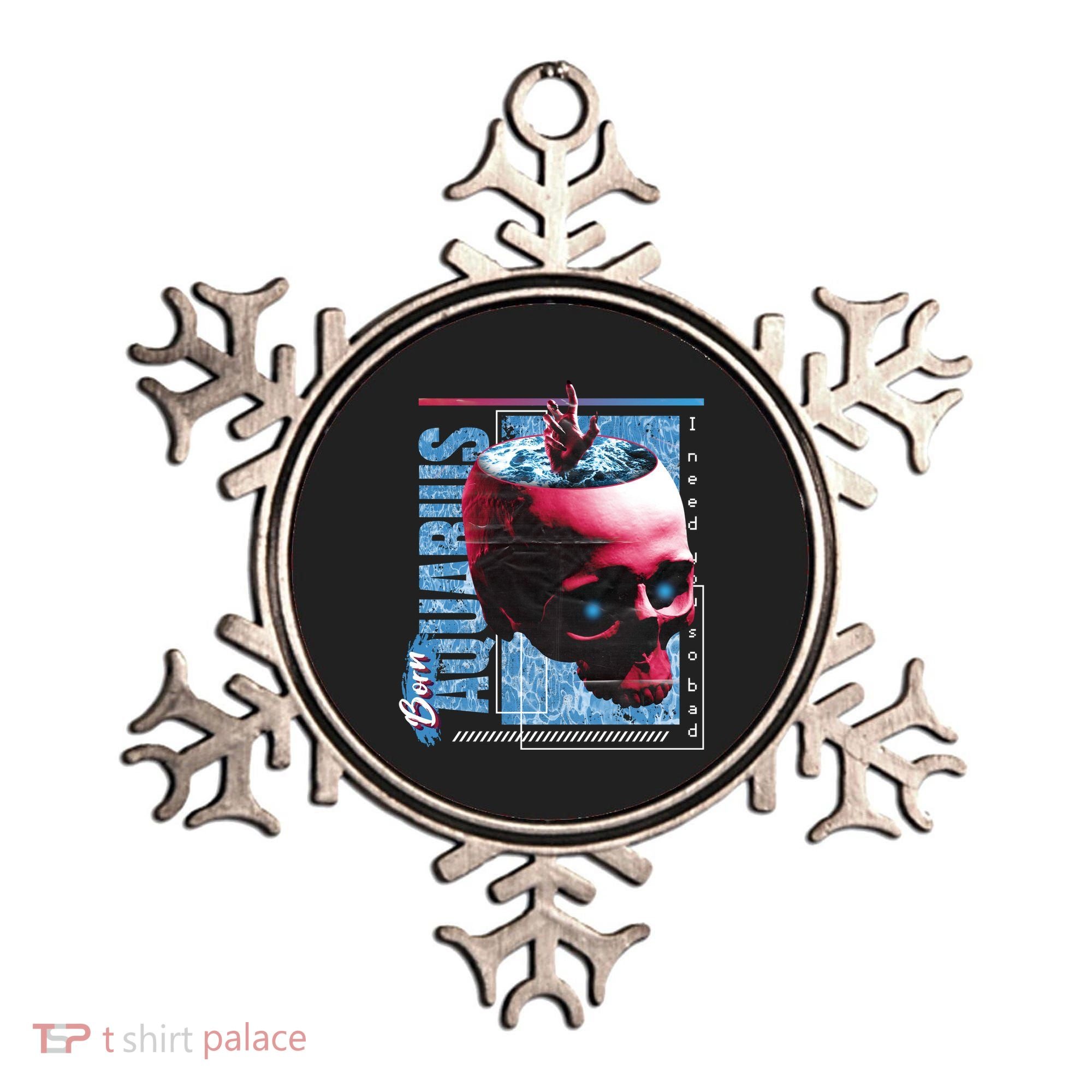 Born Aquarius Horoscope Ornament