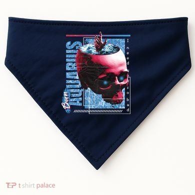 Born Aquarius Horoscope USA-Made Doggie Bandana