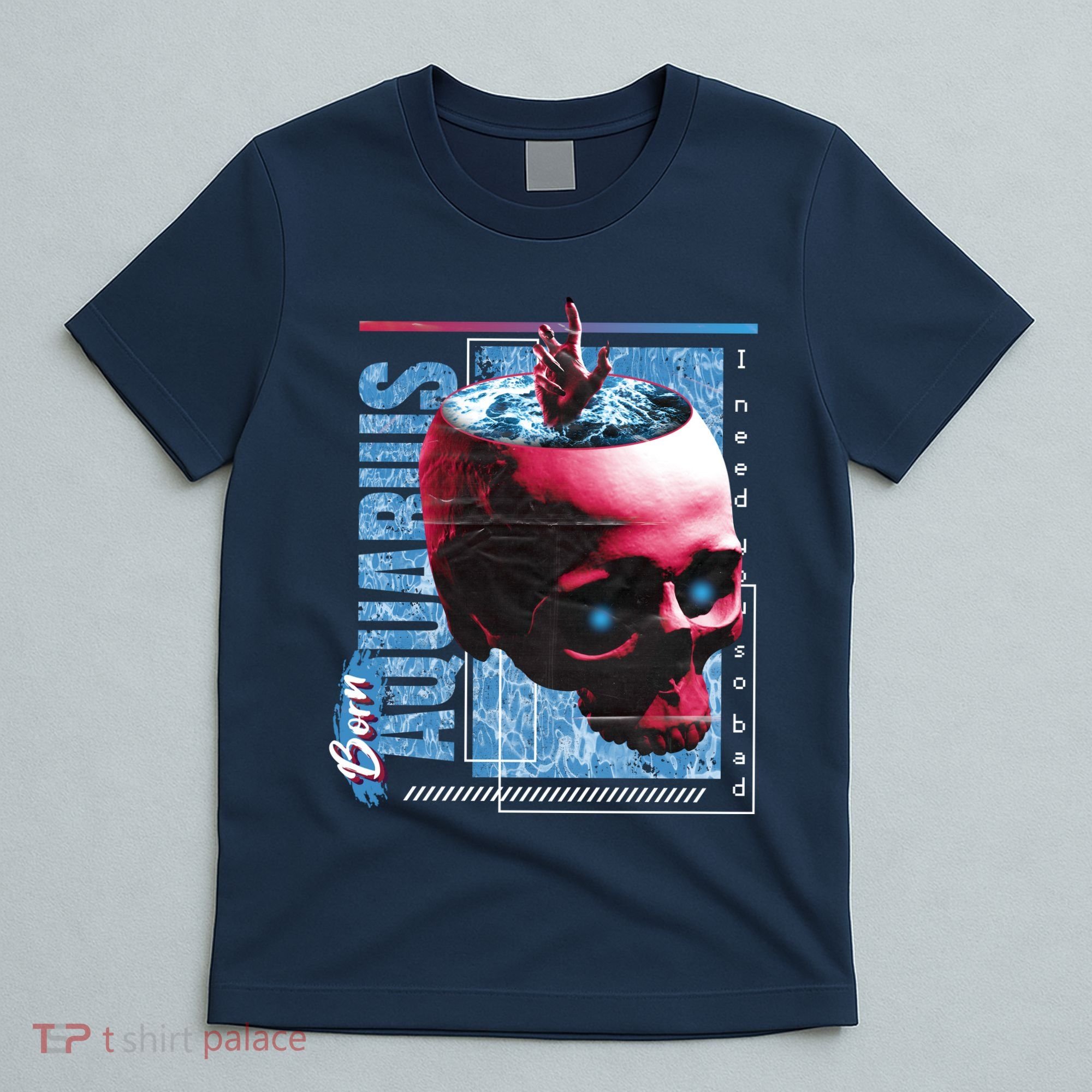 Born Aquarius Horoscope T-Shirt