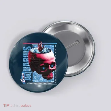 Born Aquarius Horoscope Button