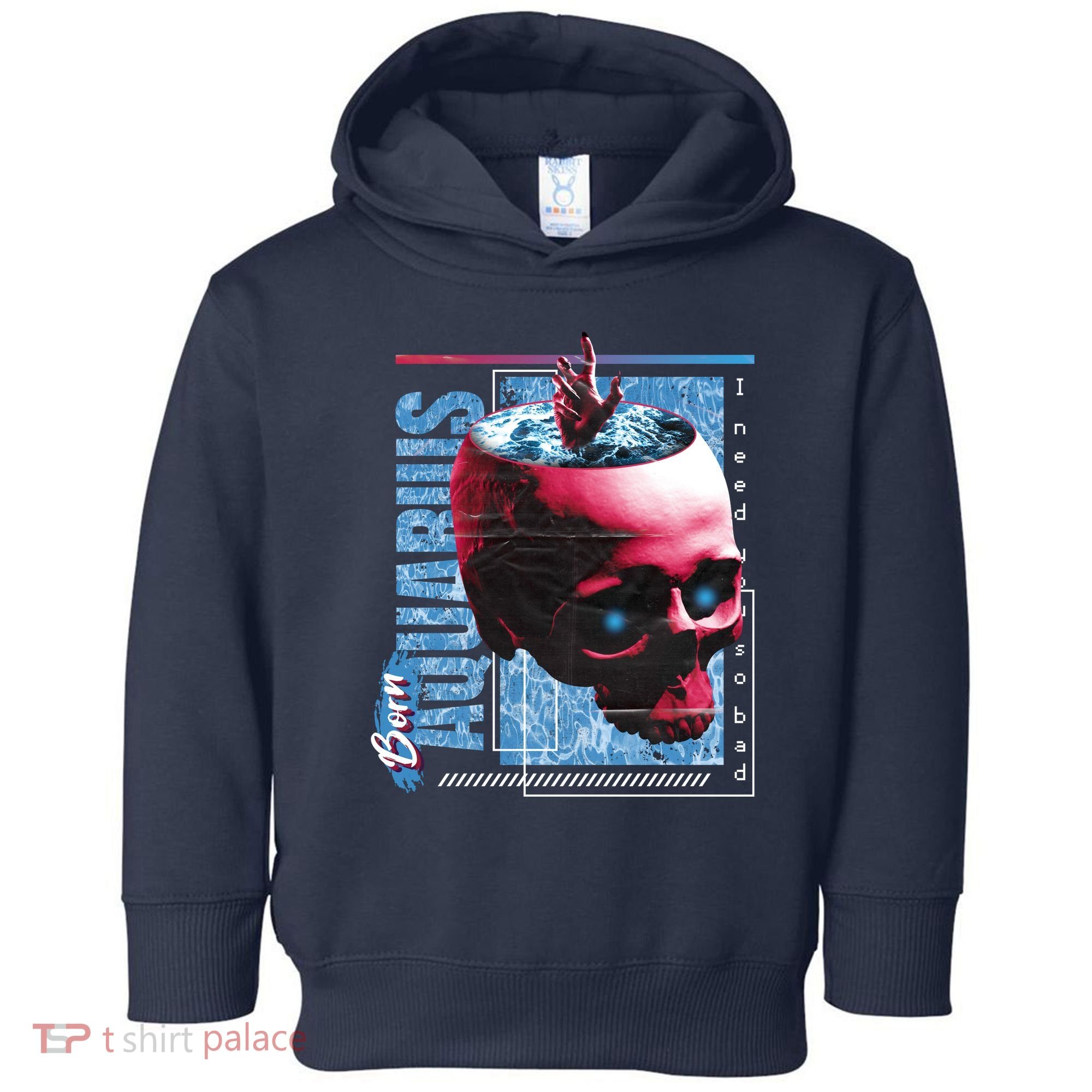 Born Aquarius Horoscope Toddler Hoodie