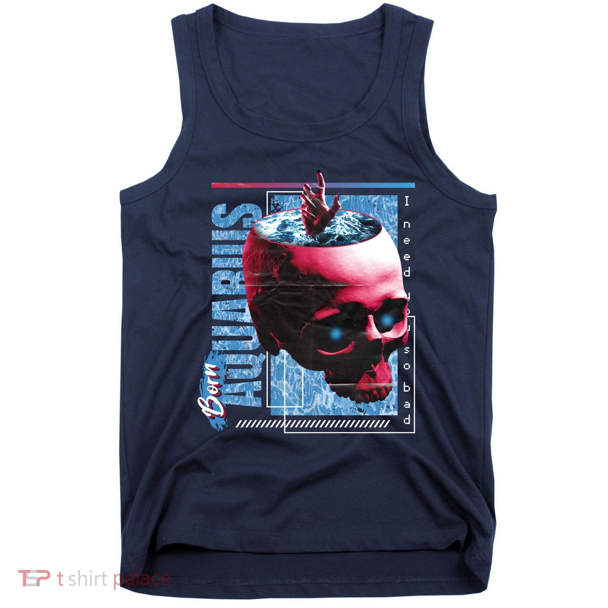Born Aquarius Horoscope Tank Top