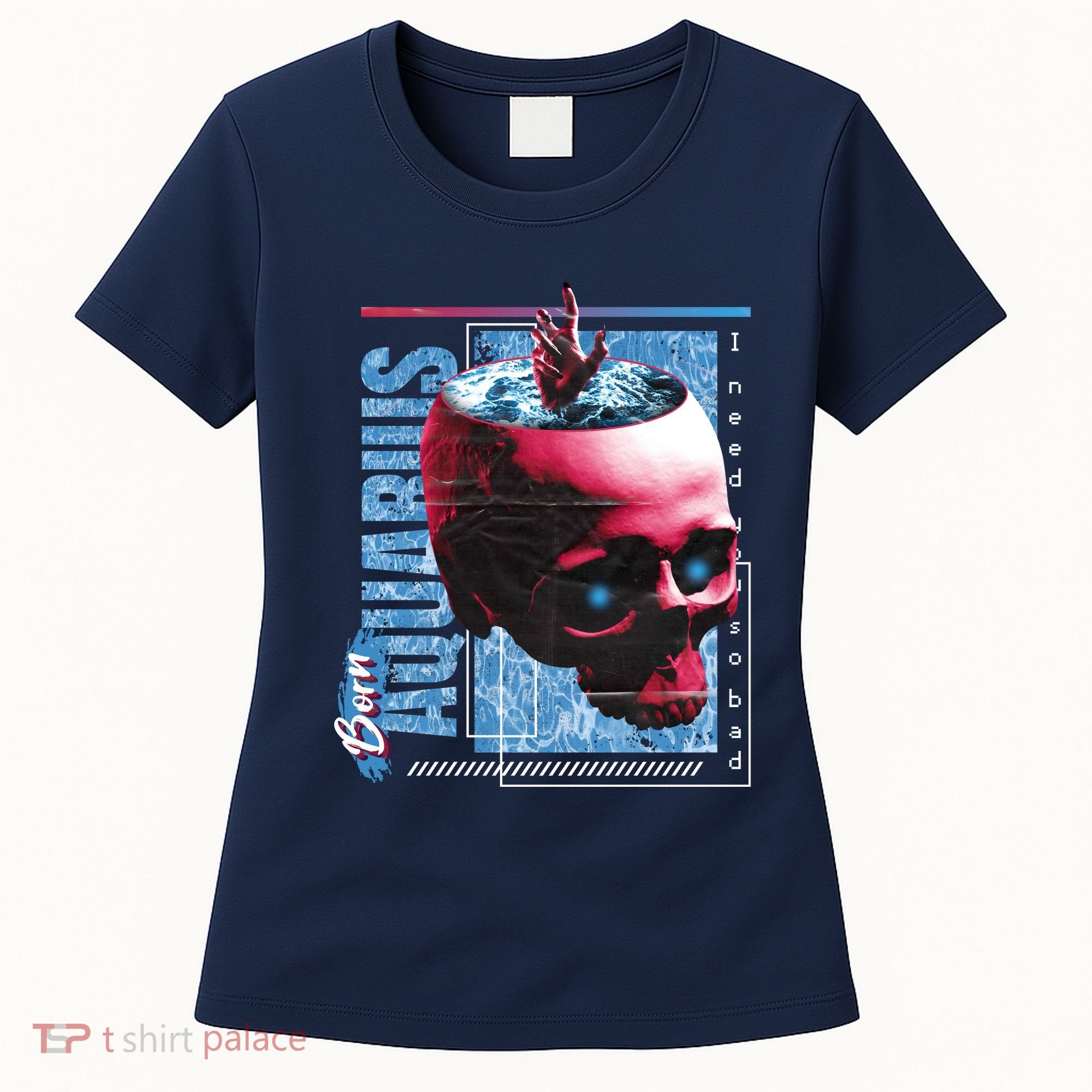 Born Aquarius Horoscope Women's T-Shirt
