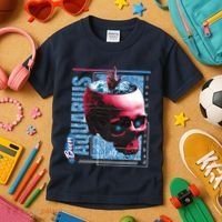 Born Aquarius Horoscope Kids T-Shirt thumb 3