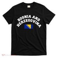 Bosnia And Herzegovina Flag Soccer Sportswear T-Shirt thumb 0