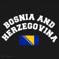Bosnia And Herzegovina Flag Soccer Sportswear T-Shirt thumb 7