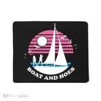 Boats And Hoes Retro Sunset Funny Mousepad thumb 0