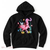 Bunny Axolotl Hunting Easter Eggs Basket Costume Hoodie thumb 0