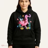 Bunny Axolotl Hunting Easter Eggs Basket Costume Hoodie thumb 5