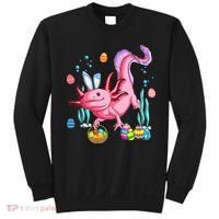 Bunny Axolotl Hunting Easter Eggs Basket Costume Sweatshirt thumb 0