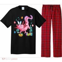 Bunny Axolotl Hunting Easter Eggs Basket Costume Pajama Set thumb 0