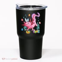 Bunny Axolotl Hunting Easter Eggs Basket Costume Tumbler thumb 0