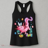 Bunny Axolotl Hunting Easter Eggs Basket Costume Women's Tank Top thumb 3