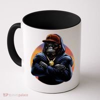 Bad Ass Hip Hop Monkey Coffee Mug thumb 0