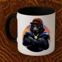 Bad Ass Hip Hop Monkey Coffee Mug thumb 2