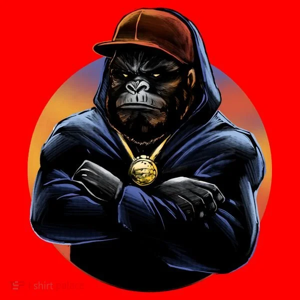 Bad Ass Hip Hop Monkey Doggie Tank