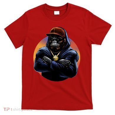 Bad Ass Hip Hop Monkey T-Shirt