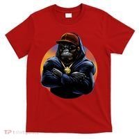 Bad Ass Hip Hop Monkey T-Shirt thumb 0