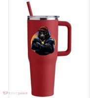 Bad Ass Hip Hop Monkey 40oz Vacuum Insulated Stainless Steel Travel Tumbler thumb 0