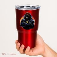 Bad Ass Hip Hop Monkey Tumbler thumb 2