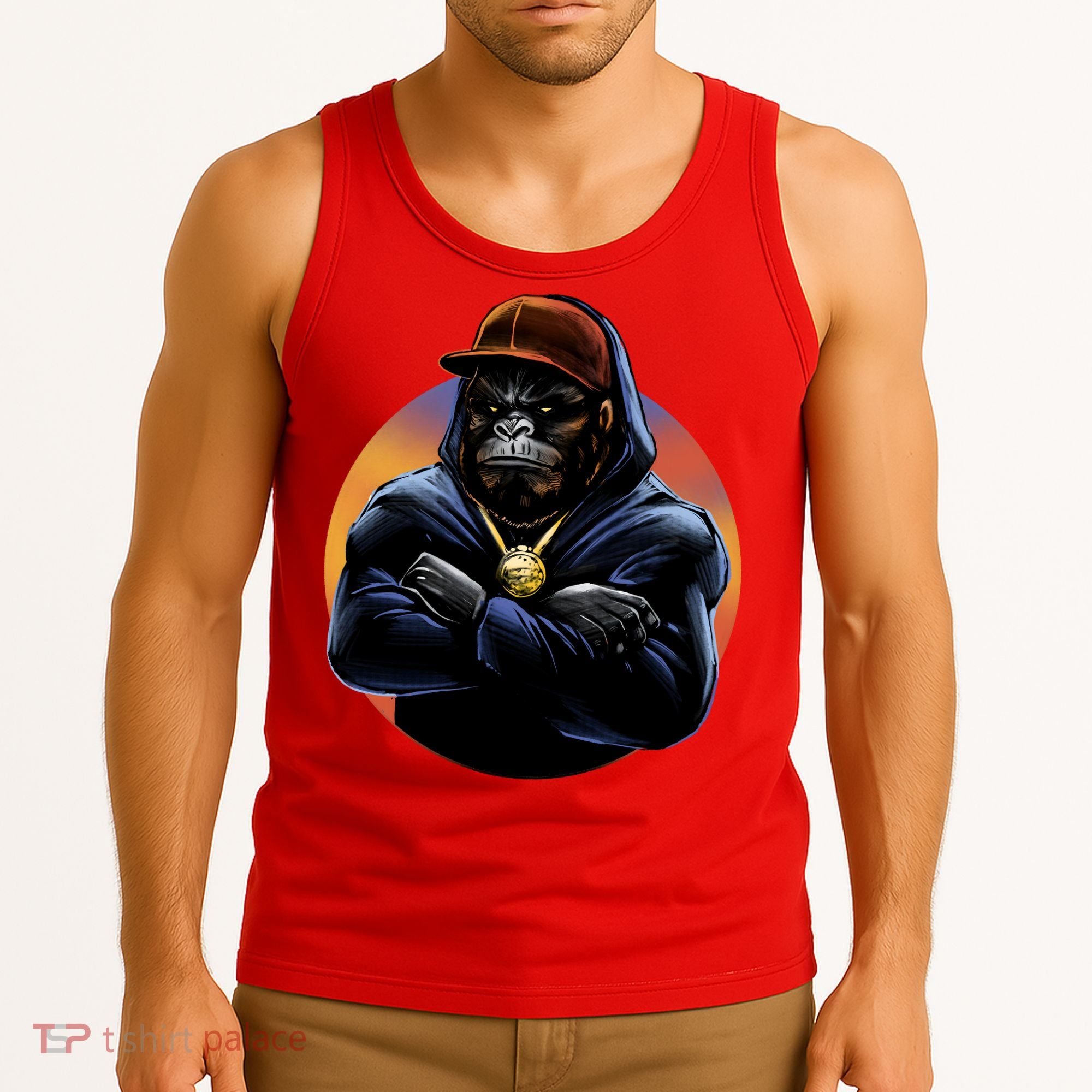 Bad Ass Hip Hop Monkey Tank Top