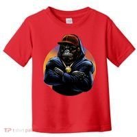 Bad Ass Hip Hop Monkey Toddler T-Shirt thumb 0