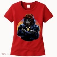 Bad Ass Hip Hop Monkey Women's T-Shirt thumb 0