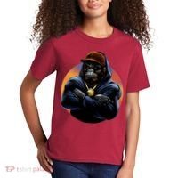Bad Ass Hip Hop Monkey Kids T-Shirt thumb 2