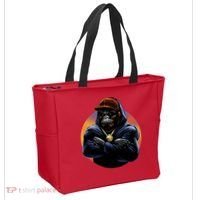 Bad Ass Hip Hop Monkey Tote Bag thumb 2