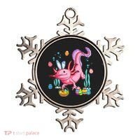 Bunny Axolotl Hunting Easter Eggs Basket Ornament thumb 0