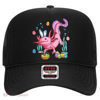 Bunny Axolotl Hunting Easter Eggs Basket Hat thumb 0