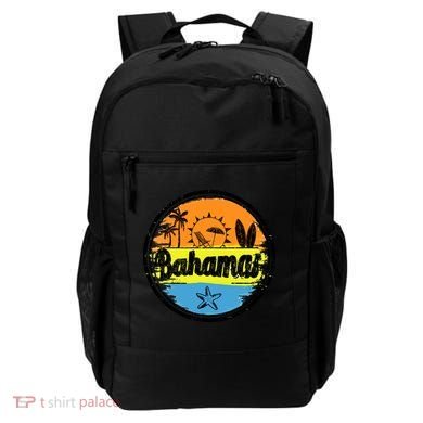 Bahamas Retro Circle Backpack