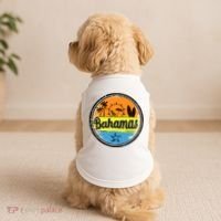 Bahamas Retro Circle Doggie Tank thumb 2