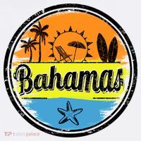 Bahamas Retro Circle Long Sleeve Shirt thumb 2