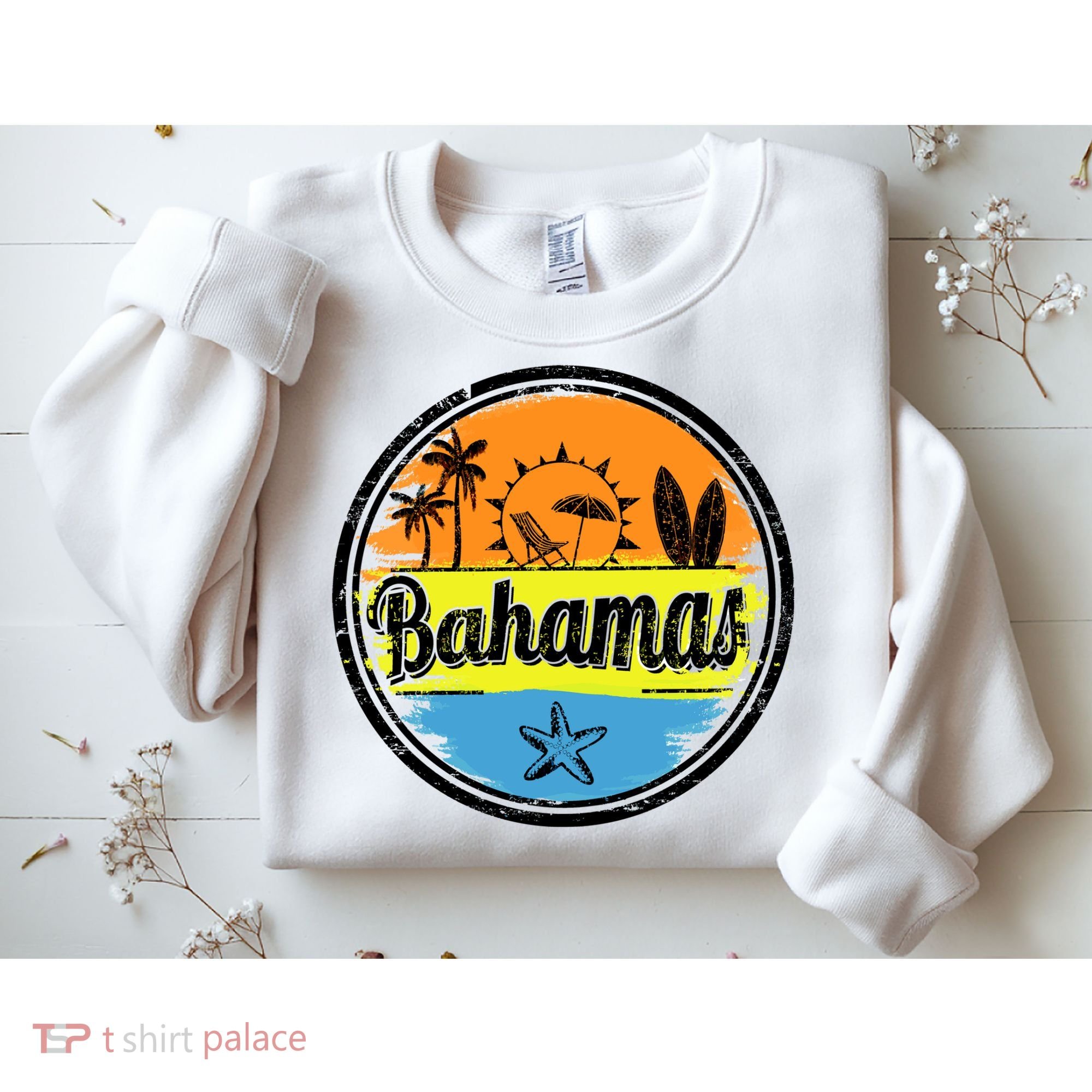 Bahamas Retro Circle Sweatshirt