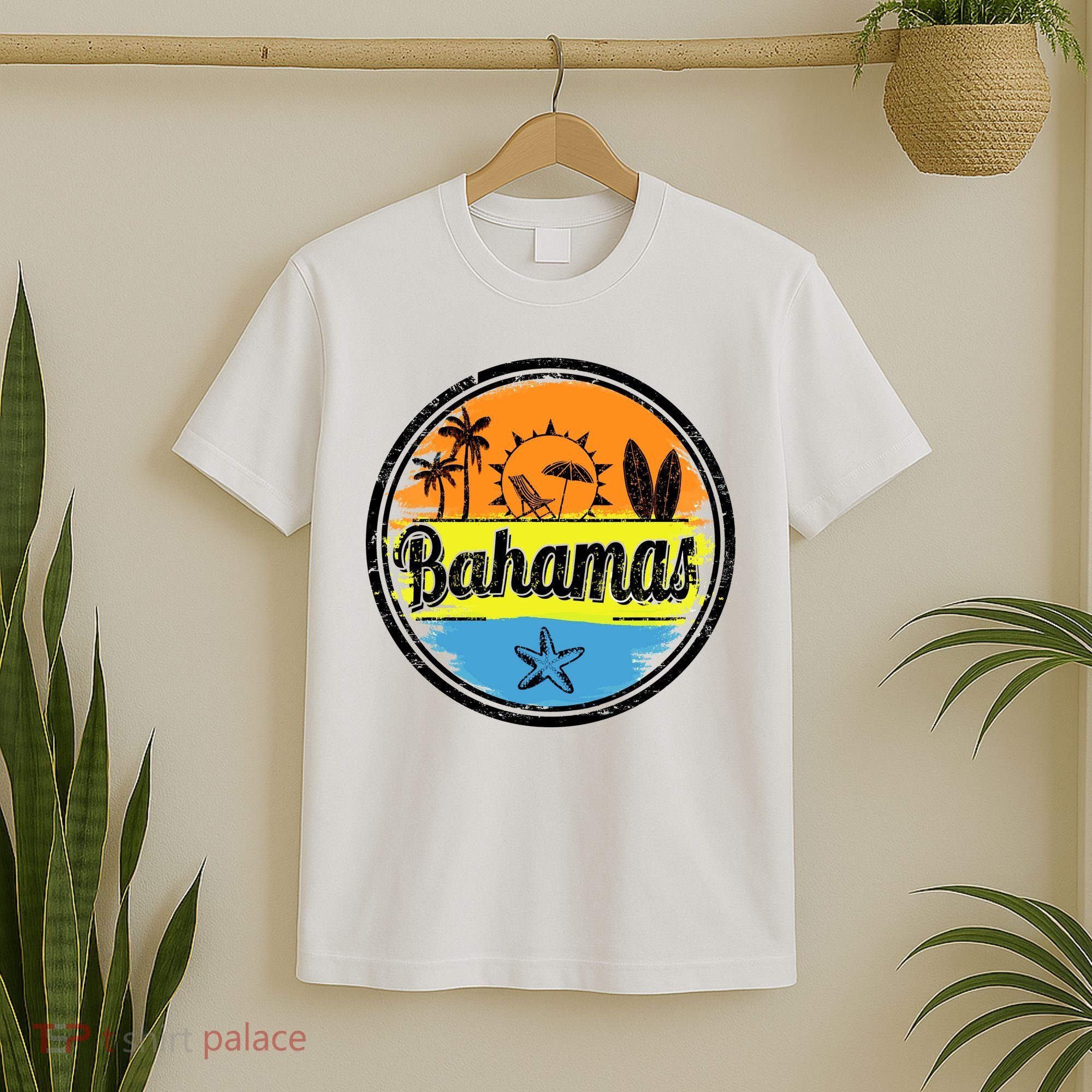 Bahamas Retro Circle T-Shirt