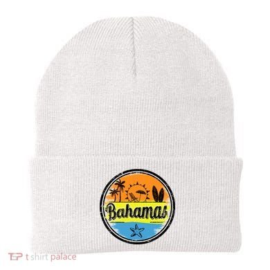 Bahamas Retro Circle Beanie