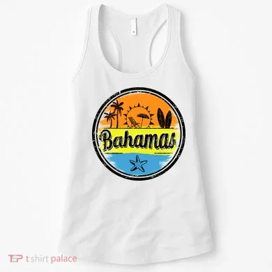 Bahamas Retro Circle Women's Tank Top