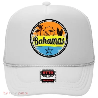 Bahamas Retro Circle Hat