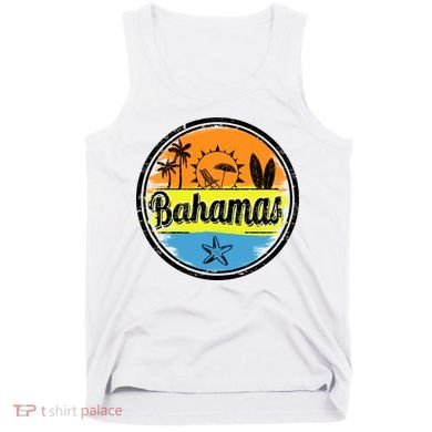 Bahamas Retro Circle Tank Top