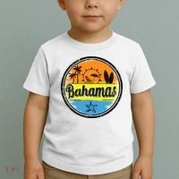 Bahamas Retro Circle Toddler T-Shirt thumb 2