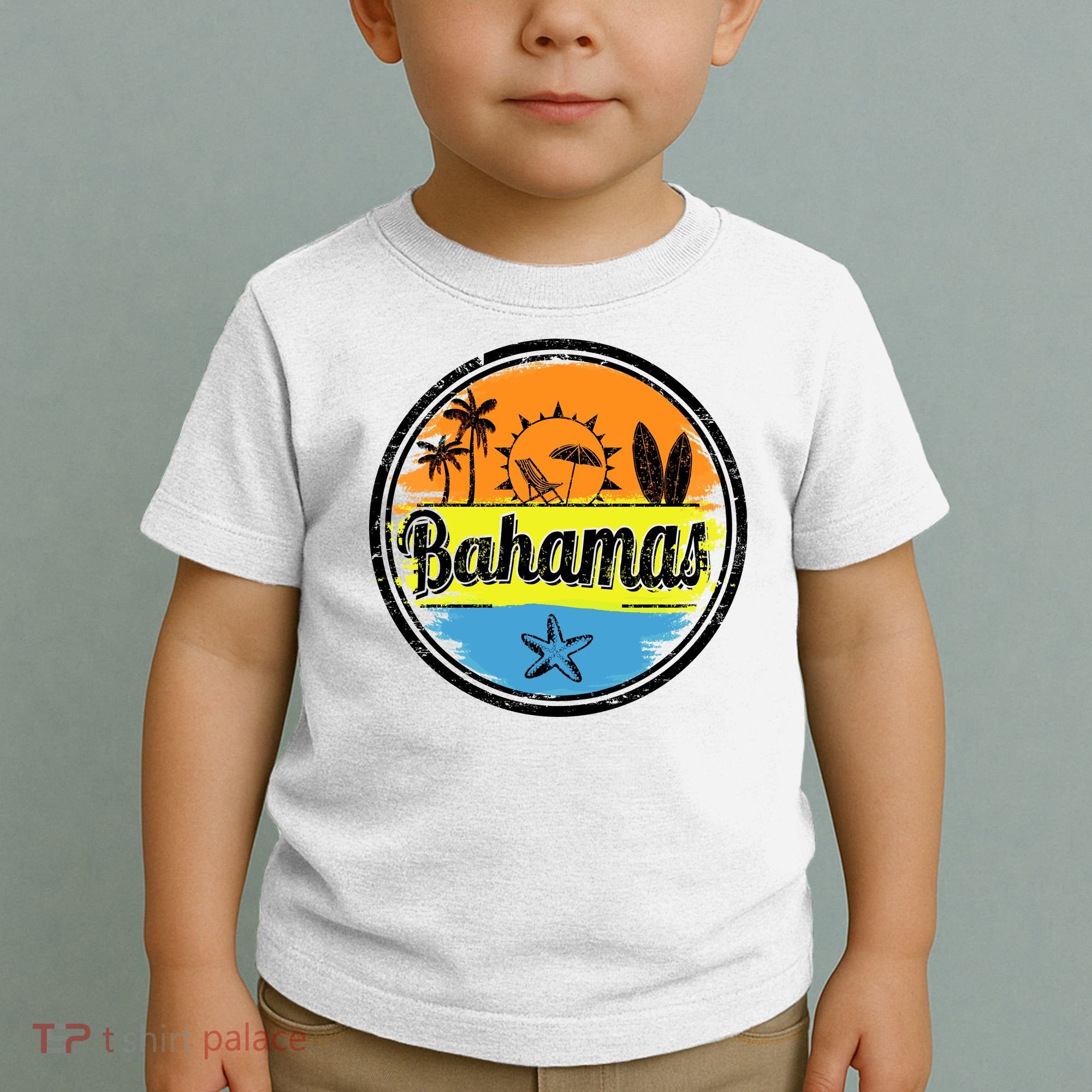 Bahamas Retro Circle Toddler T-Shirt