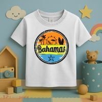 Bahamas Retro Circle Toddler T-Shirt thumb 3
