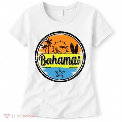 Bahamas Retro Circle Women's T-Shirt