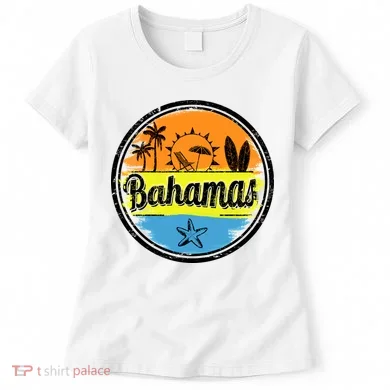 Bahamas Retro Circle Women's T-Shirt