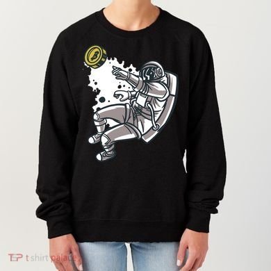 Bitcoin Astronaut In Space Women's Sweatshirt
