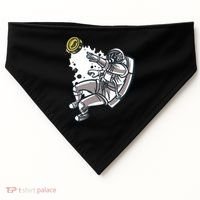 Bitcoin Astronaut In Space USA-Made Doggie Bandana thumb 0
