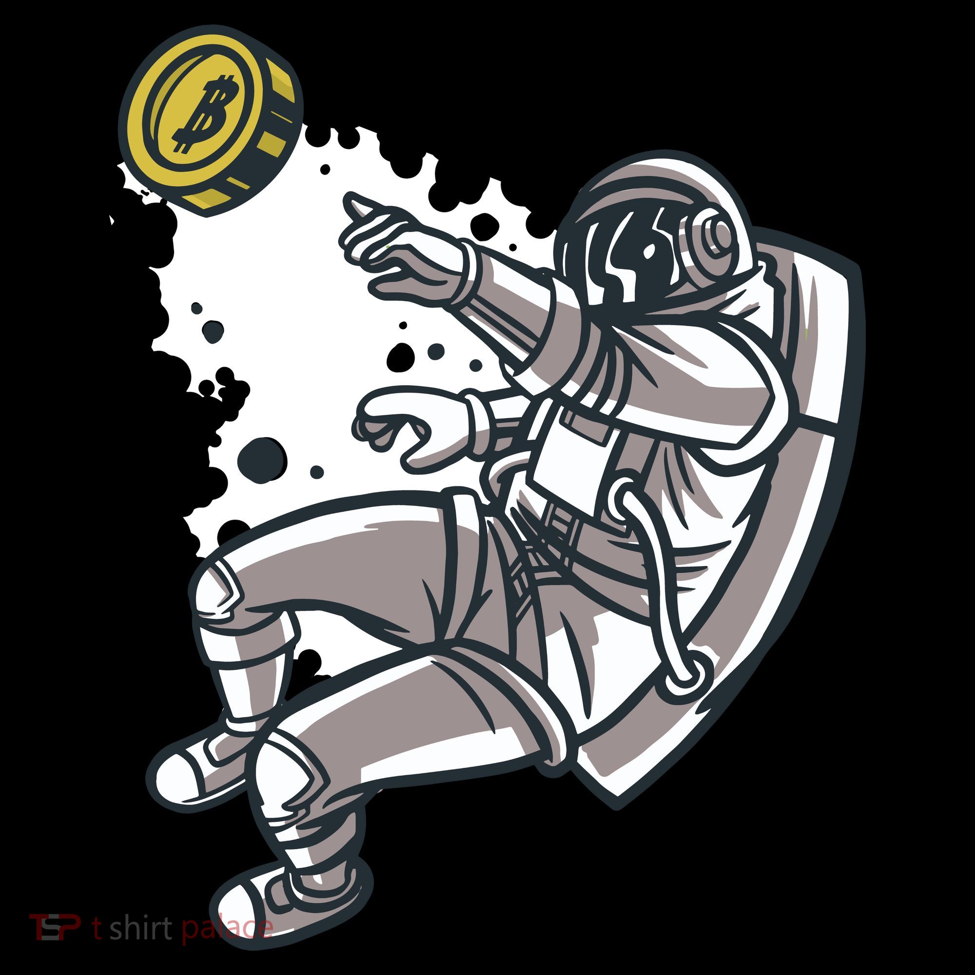 Bitcoin Astronaut In Space Long Sleeve Shirt